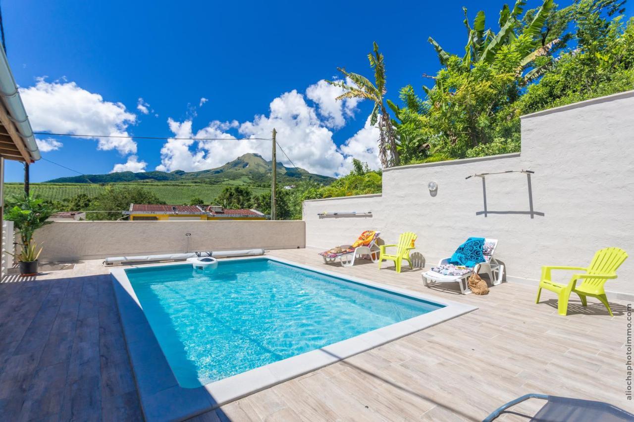 Heliconia - Appt Avec Piscine Partagee Apartment Saint-Pierre Ngoại thất bức ảnh